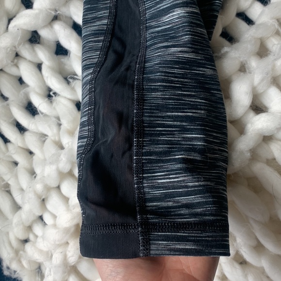 Zella Crop Space Dye Leggings with Mesh - Picture 3 of 4